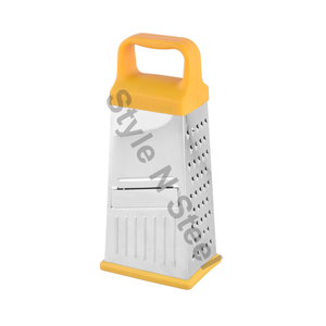 Utensilio de cocina de acero inoxidable Premium 5 en 1, rallador de verduras con mango, práctico rallador multiusos - Product Image 2