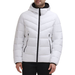Chaqueta de invierno de alta calidad para hombre, chaqueta acolchada gruesa con cuello levantado y logotipo personalizado, chaqueta cómoda transpirable - Product Image 6