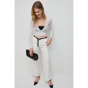 เสื้อชีฟองทรงหลวมไซส์ XL สำหรับผู้หญิง สไตล์ชิคแบบตะวันตก พร้อมโลโก้ด้านหน้า ลวดลายเรียบง่าย เหมาะสำหรับใส่ลำลองหรือเป็นทางการ สำหรับฤดูใบไม้ผลิและฤดูใบไม้ร่วง - Product Image 3