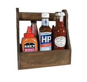 Wholesale Decorative Wooden Bar Caddy Single-Tier Beer <b>Bottle</b> Serving Tray Customizable Tableware From Manufacturer Exporter - Product Image 1