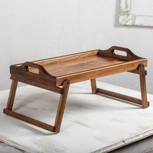 BANDEJA DE SERVICIO DE MADERA DE DISEÑO ÚNICO Acabado natural Tamaño estándar para el hogar y la boda Bandeja para servir alimentos hecha a mano - Product Image 3