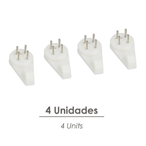 Gancio piccolo per quadri (confezione blister da 4) con chiodo - Product Image 3
