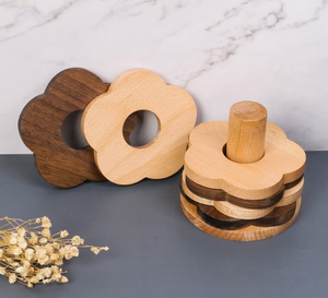 Ensemble de sous-verre en bois écologique tendance Fourniture d'accessoires de tapis polyvalents de cuisine longue durée pour de multiples utilisations - Product Image 3