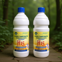 HM H15 2L Détartrant WC Professionnel Parfumé Anti-Odeur en Plastique, Puissant Anti-Calcaire, 2 x 1L