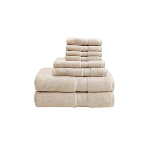 Ensemble de serviettes de bain de luxe ultra douces 100% coton 4 pièces Logo personnalisé Serviette de qualité hôtelière cinq étoiles durable à séchage rapide et écologique - Product Image 6