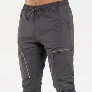 Pantalones cargo con cremallera para hombre de alta calidad con múltiples bolsillos con cremallera y tela duradera para actividades al aire libre - Product Image 6