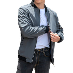 Nouvel arrivage de veste en satin pour hommes en vente en ligne veste en satin pour hommes en polyester la mieux notée taille OEM - Product Image 3