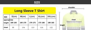 Camiseta Polo de Seguridad Personalizada de Manga Larga o Corta, Ropa de Seguridad Reflectante de Alta Visibilidad, Uniforme de Construcción, Camiseta Polo de Trabajo - Product Image 3