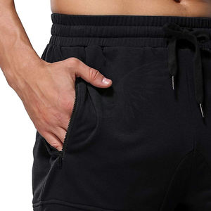 Pantalones Cortos Casuales para Hombre, 100% Algodón, Cintura Elástica, Color Liso, de Lona, para Verano, con Múltiples Bolsillos, de Secado Rápido y Transpirables, Gran Venta - Product Image 5