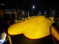 Feux antibrouillard avant LED BILED multicolores pour voitures, camions, SUV, haute luminosité, feux antibrouillard LED BILED 3 couleurs pour voitures, étanches