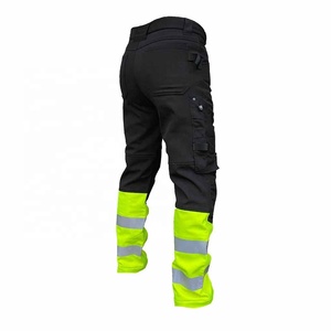 Hi-Vis 100% algodón reflectante-Minería Hombres Ropa DE TRABAJO Pantalones de seguridad para hombres Pantalones de Seguridad de Tráfico de alta calidad hechos por Pakistán - Product Image 5
