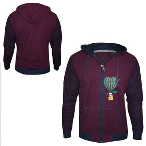 Hombres Rhinestone Sudadera con capucha con precio razonable Algodón Poliéster Material Hecho Hombres Rhinestone Cremallera Sudaderas con capucha - Product Image 6