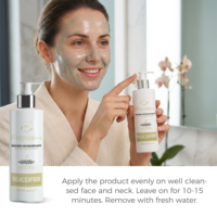 Mascarilla Facial Ácida de Lujo de Marca Propia RELAX, 100 ml |   Mascarilla Facial Exfoliante Purificante con Ácido Mandélico OEM ODM para Todo Tipo de Piel, Uso Doméstico