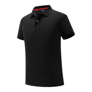 T-shirts décontractés unisexes en coton tricoté CVC (95% coton, 5% élasthanne) avec logo brodé personnalisé, doux, pour hommes, idéaux pour le golf - Product Image 4