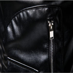 Chaqueta de cuero al aire libre Fábrica de moda Alta calidad Invierno 2025 Chaqueta de cuero de oveja de alta calidad para hombres - Product Image 6