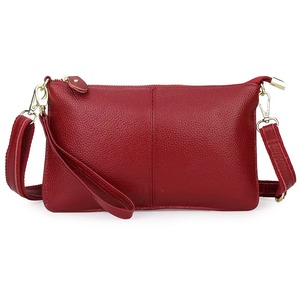 Fashion style trendy solid color Custom fashion women clutch <b>purse</b> hot selling shoulder bag PU <b>leather</b> <b>soft</b> Womens Shoulder Bags - Product Image 4