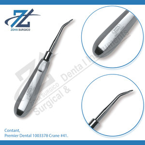 Premier Dental 1003378 Grue #41 Ascenseur avec ascenseurs de racine à grande poignée avec instruments dentaires à poignée en acier inoxydable - Product Image 3