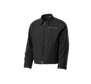 Chaqueta de lona de algodón con cremallera personalizada de la mejor calidad para hombre al por mayor, chaqueta de trabajo para hombre - Product Image 3