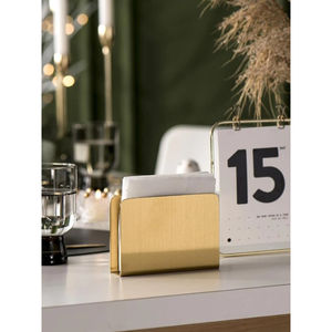 Customized Heavy Metal Steel <b>Napkin</b> Holder <b>Silver</b> Coated with Elegant Design Perfect for Weddings and Event Tabletop Use - Product Image 6