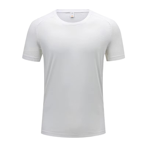 T-shirt in tessuto traspirante ad asciugatura rapida di alta qualità, anti-piega, anti-restringimento, ricamata, stampata, lavata, casual, per acquisti all'ingrosso - Product Image 2