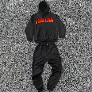 Survêtements imprimés à capuche pour hommes, coupe classique, 100% coton, respirants, avec logo personnalisé, design haut de gamme, vente en gros - Product Image 1