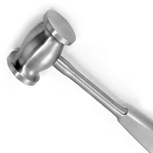 ค้อนตอกกระดูก Mead Mallet แบบใช้มือ ทำจากเหล็กกล้าไร้สนิม 410 คุณภาพพรีเมียม สำหรับการผ่าตัด ขยายกระดูก ยกไซนัส และทำโอสโตโทมี - Product Image 1
