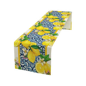 Chemin de table en lin 100% coton pur, style moderne, brodé, design personnalisé, fournisseur indien - Product Image 5