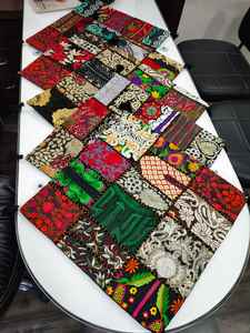 Fundas de Cojín Decorativas Hechas a Mano, 100% Algodón, Diseño de Hojas Cuadradas, Estilo Boho Vintage, para Sofá, Venta al Por Mayor - Product Image 4