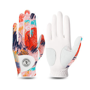 Gants de golf sportifs d'été sur mesure les plus vendus, fermeture à boucle et crochet antidérapante, cuir de mouton Cabretta de haute qualité - Product Image 1