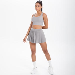 ชุดเสื้อและกระโปรงอัดจีบของผู้หญิงชุดเล่นกีฬาและออกกำลังกายโยคะระบายอากาศได้ดีชุดเล่นเทนนิสฤดูร้อน - Product Image 1