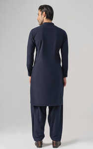 Venta directa de fábrica de poliéster/algodón para hombre, ropa informal larga para fiesta, boda, musulmán paquistaní, Shalwar Kameez - Product Image 4