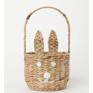 Decorative Kids <b>Baskets</b> <b>for</b> Easter Water Hyacinth Bunny Storage <b>Basket</b> Nursery Room Kid Toy Storage <b>Basket</b> Made in Vietnam - Product Image 1