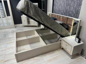 ชุดห้องนอนขนาดคิงไซส์หรูหราทันสมัยพร้อมเตียงเก็บของเพิ่มเติมอย่างมีสไตล์สำหรับบ้านสำนักงานวิลล่าบ้านไร่หรือการใช้ในโรงแรม - Product Image 2