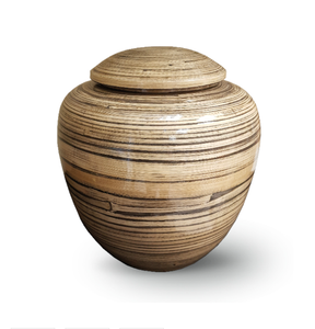 Wholesaler Manufacture Spun Bamboo Cremation Urn <b>for</b> <b>Ashes</b> ODM Bamboo Urn Decorative From Vietnam - Product Image 5