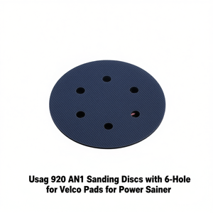 Disques de ponçage Usag 920 AN1 à 6 trous pour tampons Velcro pour ponceuse électrique - Product Image 2