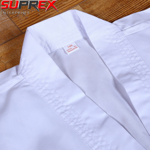 Uniforme de Jiu-Jitsu pour enfants, blanc, respirant, 100% coton, léger, ensemble d'entraînement d'arts martiaux unisexe - Product Image 5