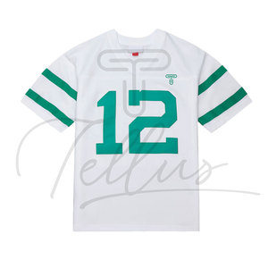 Camisetas de Fútbol Americano Personalizadas para Jóvenes, Manga Corta, 100% Poliéster, Secado Rápido, Transpirable, Alta Calidad - Product Image 5