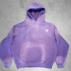 Diseño personalizado logotipo personalizado invierno alta calidad pulóver sol desteñido sudaderas con capucha de talla grande ropa informal algodón mezclado polar - Product Image 3