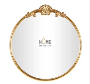 Nouvel arrivage de miroirs texturés martelés classiques miroirs fantaisie en métal pour la maison hôtel accessoires de salle de bain approvisionnement à bon prix - Product Image 6