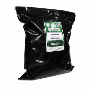 Vica Delicias Pellet di Erba Medica 100% Naturale, 17% Proteine Grezze, Senza Polvere, Proteine di Grado Alimentare per Bovini da Latte, Cavalli, Pollame, 25kg - Product Image 1