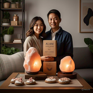 Best Selling 2-3kg <b>Himalayan</b> <b>Salt</b> <b>Lamp</b> Organic Handcrafted Complete Electric Cord <b>Bulb</b> Feng Shui Home Decoration Cross Flower - Product Image 4