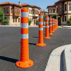 75 X 11 cm TPU Delineator Buoy Flexible Traffic Warning Product with <b>Socketed</b> Design - Product Image 2