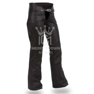 Chaps de cuero de alta calidad para montar a caballo de estilo clásico 2025 Pakistan Made Men Horse Riding Chaps - Product Image 1