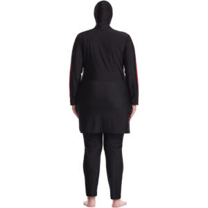 Traje de baño Hijab modesto de manga larga personalizado para mujeres islámicas Tallas grandes Playa Cobertura completa Traje de baño Niñas Traje de baño de mujer - Product Image 5