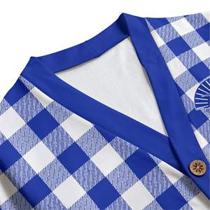 Hiver Phi Beta Sigma Cardigan tricoté décontracté en cachemire brodé avec bouton pour femmes - Product Image 3