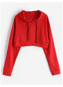 Nuevo de manga larga estilo casual mujeres sudaderas con capucha pulóver para mujeres de cintura alta de alta calidad sudaderas con capucha ropa de mujer - Product Image 5