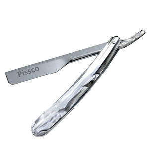 Lames de coupe droites en acier inoxydable pour barbiers et salons, outils de dégradage - Product Image 1