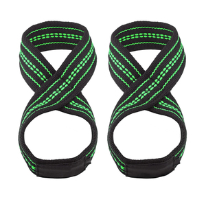Coton Haltérophilie Figure Huit Sangles Haute Stretch Portable Unisexe pour Lourd Gym Entraînement Poignet Pris En Charge OEM Personnalisable - Product Image 1