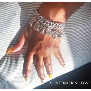 Custom Made Diamond Pendant and <b>Chain</b> for Gift Elegant Diamond Bracelets & Bangles - Product Image 1