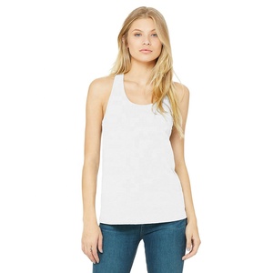 2023 élégant personnalisé Bella + toile femmes dos nageur débardeur bleu Royal maillot respirant avec dentelle décoration bouton fixation - Product Image 5